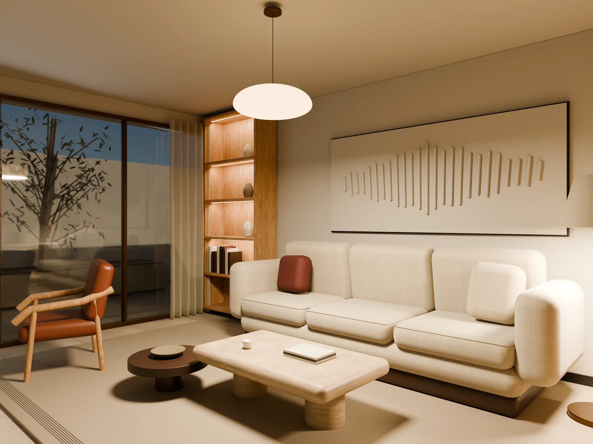 Evening lighting